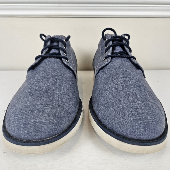 Timberland Men`s Woodhull Denim Canvas Oxford Dress Casual Shoe Sz 12 - Picture 6 of 14